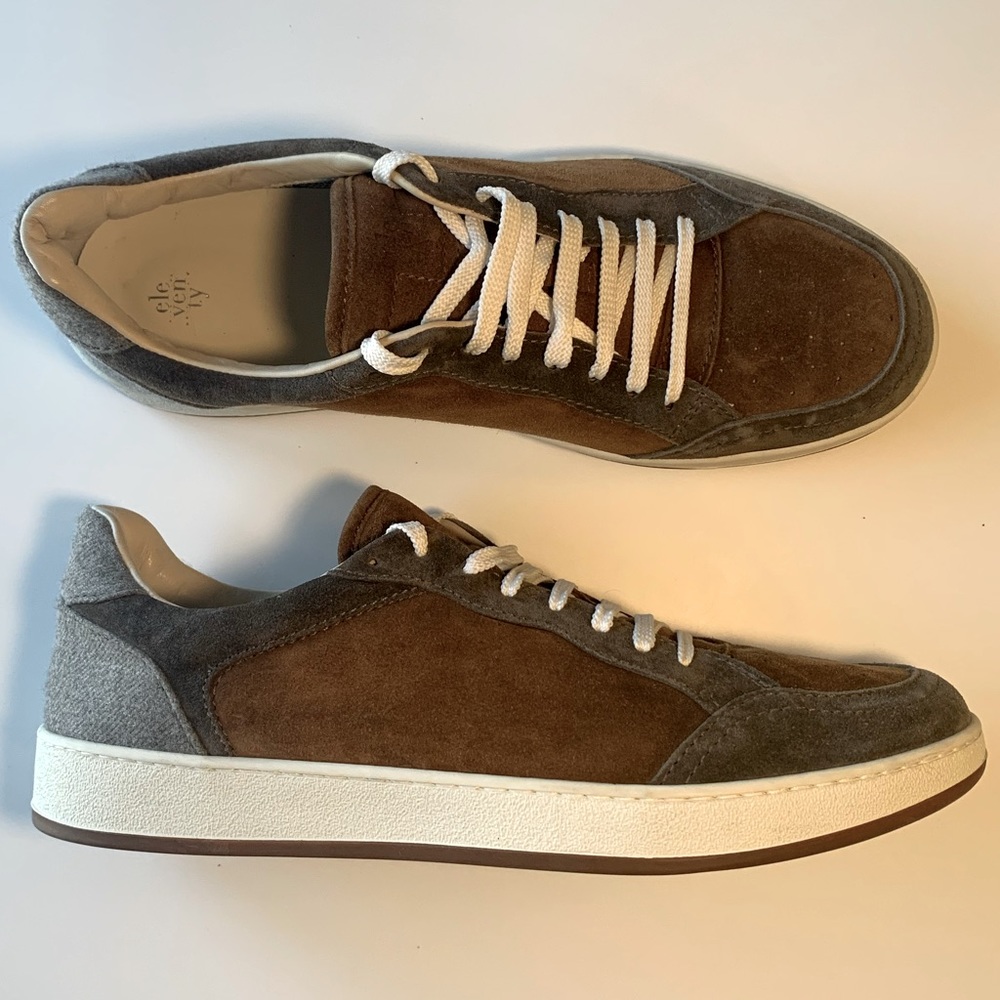 Eleventy Suede Sneakers